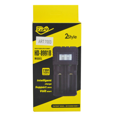 Зарядное устройство для аккумуляторов универсальное HDW HD-8991B Black (3_02569)