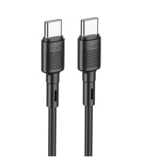 Кабель синхронизации Hoco X83 Type-C - Type-C 60W 1 м Black (3_02117)