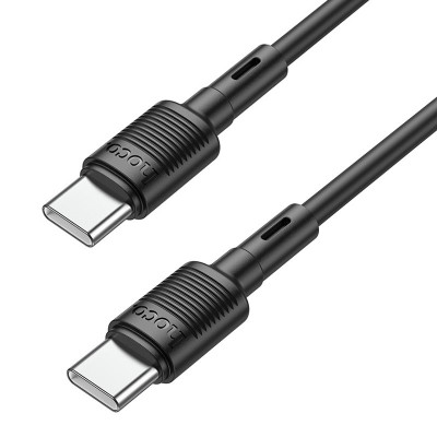 Кабель синхронізації Hoco X83 Type-C - Type-C 60W 1 м Black (3_02117)