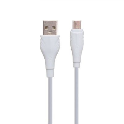 Кабель Borofone BX18 Micro-USB 1 m White