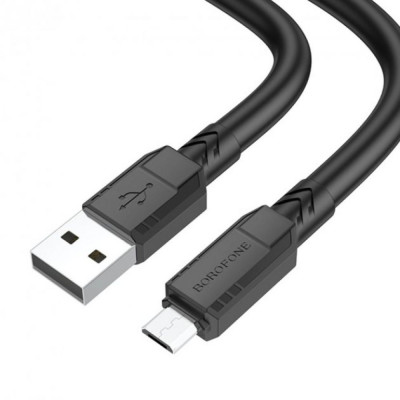 Кабель для зарядки и передачи данных Borofone BX81 Goodway USB на Micro-USB 1 m/3.28ft 2.4A Black