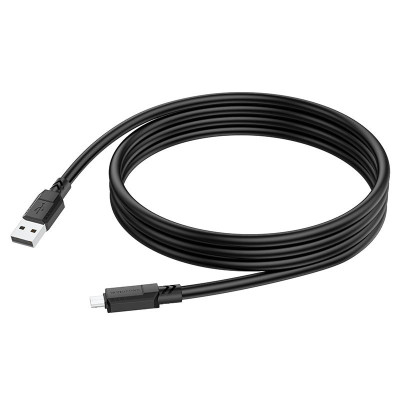 Кабель для зарядки и передачи данных Borofone BX81 Goodway USB на Micro-USB 1 m/3.28ft 2.4A Black Кабель для зарядки и передачи данных Borofone BX81 Goodway USB на Micro-USB 1 m/3.28ft 2.4A Black