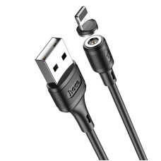 Кабель магнитный Hoco X52 Sereno magnetic USB на Lightning 2.4A 1 m Black