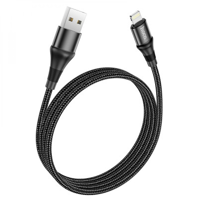 Кабель Hoco X50 Excellent USB на Lightning 1 m 2.4A Black Кабель Hoco X50 Excellent USB на Lightning 1 m 2.4A Black