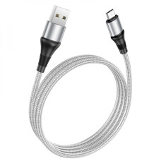 Кабель Hoco X50 Excellent USB на Micro-USB 1 m 2.4A Grey