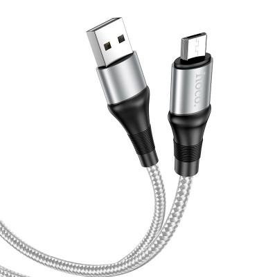 Кабель Hoco X50 Excellent USB на Micro-USB 1 m 2.4A Grey Кабель Hoco X50 Excellent USB на Micro-USB 1 m 2.4A Grey