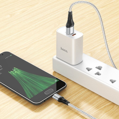 Кабель Hoco X50 Excellent USB на Micro-USB 1 m 2.4A Grey Кабель Hoco X50 Excellent USB на Micro-USB 1 m 2.4A Grey