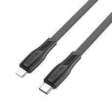 Кабель для зарядки Borofone BX85 Auspicious PD 20W Type C to Lightning 1 m 3A Black