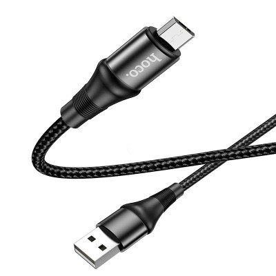 Кабель для зарядки и передачи данных Hoco X50 Excellent USB на Micro-USB 1 m 2.4A Black Кабель для зарядки и передачи данных Hoco X50 Excellent USB на Micro-USB 1 m 2.4A Black