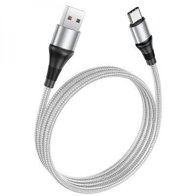 Кабель Hoco X50 Excellent USB на Type-C 1 m 3.0A Grey Кабель Hoco X50 Excellent USB на Type-C 1 m 3.0A Grey