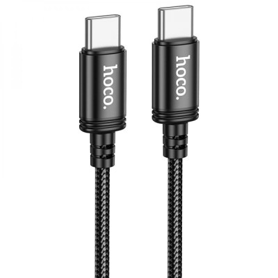 Кабель для зарядки передачи данных Hoco X89 Wind 60W Type-C to Type-C 1 m 3A Black Кабель для зарядки передачи данных Hoco X89 Wind 60W Type-C to Type-C 1 m 3A Black