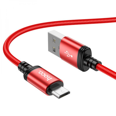 Кабель для зарядки Hoco X89 Wind USB на Micro-USB 1 m 2.4A Red