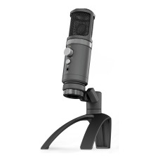 Конденсаторный микрофон студийный Manchez RE1000 со штативом USB Grey (3_00991)