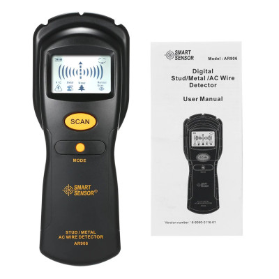 Металлоискатель ручной Smart Sensor AR906 Black (3_01753) Металлоискатель ручной Smart Sensor AR906 Black (3_01753)
