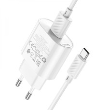 Быстрая зарядка Hoco C109A QC FCP и AFC 18 Вт и кабель USB - Type C