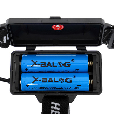 Ліхтар налобний X-BALOG BL-8059-2-1-P50 Чорний (59577063) Ліхтар налобний X-BALOG BL-8059-2-1-P50 Чорний (59577063)
