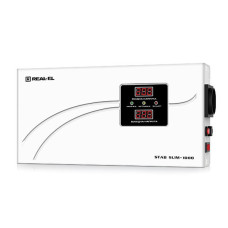 Стабілізатор Real-el STAB SLIM-1000 White