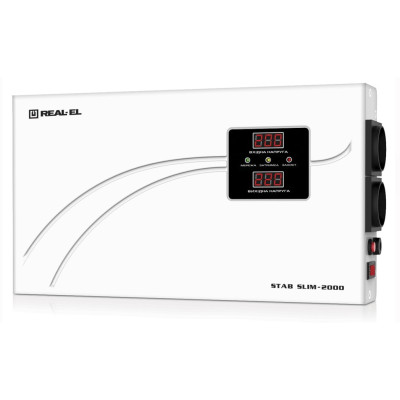 Cтабілізатор Real-el STAB SLIM-2000 White