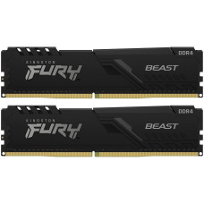 Модуль пам'яті DDR4 2x32GB/3200 Kingston Fury Beast Black (KF432C16BBK2/64)