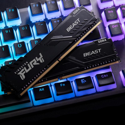 Модуль пам'яті DDR4 2x32GB/3200 Kingston Fury Beast Black (KF432C16BBK2/64) Модуль пам'яті DDR4 2x32GB/3200 Kingston Fury Beast Black (KF432C16BBK2/64)