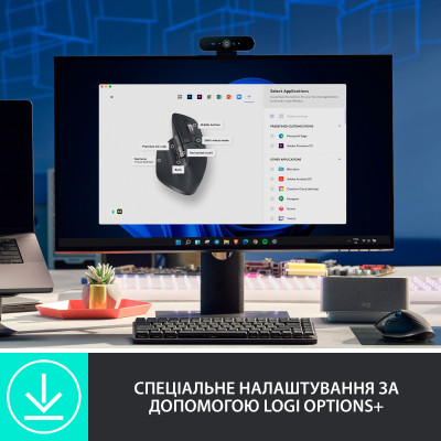 Миша Bluetooth Logitech MX Master 3S (910-006559) Graphite