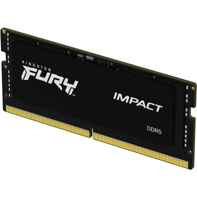 Модуль пам'яті SO-DIMM 16GB/4800 DDR5 Kingston Fury Impact (KF548S38IB-16)