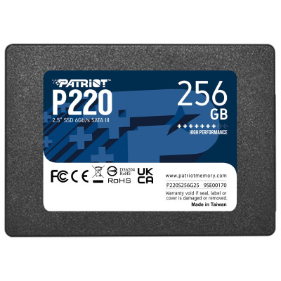 Накопитель SSD 256GB Patriot P220 2.5