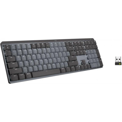 Клавиатура беспроводная Logitech MX Mechanical Graphite Clicky (920-010759) Клавиатура беспроводная Logitech MX Mechanical Graphite Clicky (920-010759)