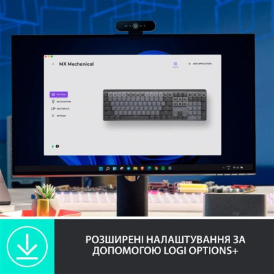 Клавиатура беспроводная Logitech MX Mechanical Graphite Clicky (920-010759) Клавиатура беспроводная Logitech MX Mechanical Graphite Clicky (920-010759)