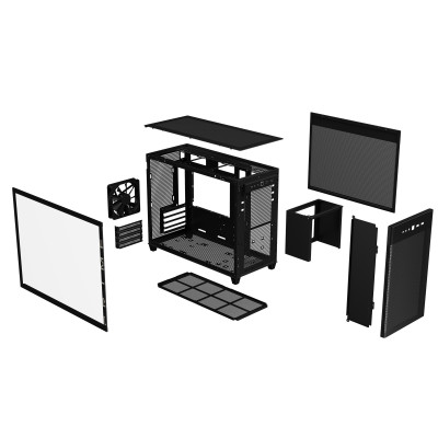 Корпус Asus Prime AP201 Black Tempered Glass без БП (90DC00G0-B39010) Корпус Asus Prime AP201 Black Tempered Glass без БП (90DC00G0-B39010)