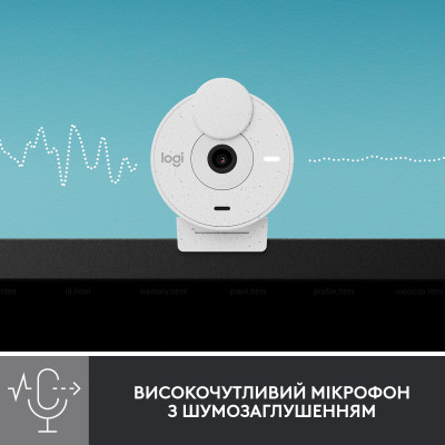 Веб-камера Logitech Brio 300 White (960-001442) Веб-камера Logitech Brio 300 White (960-001442)