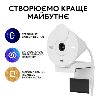 Веб-камера Logitech Brio 300 White (960-001442) Веб-камера Logitech Brio 300 White (960-001442)