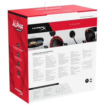 Гарнітура HyperX Cloud Alpha Wireless Black/Red (4P5D4AA) Гарнітура HyperX Cloud Alpha Wireless Black/Red (4P5D4AA)