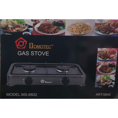 Газова плита таганок настольна Domotec MS-6602 2 конфорки Серий Газова плита таганок настольна Domotec MS-6602 2 конфорки Серий