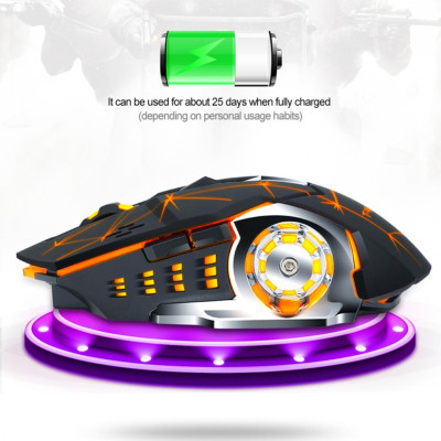 Мышь беспроводная игровая с подсветкой T-Wolf Q13 Strip Black Oriiginal Мышь беспроводная игровая с подсветкой T-Wolf Q13 Strip Black Oriiginal