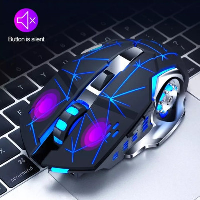 Мышь беспроводная игровая с подсветкой T-Wolf Q13 Strip Black Oriiginal Мышь беспроводная игровая с подсветкой T-Wolf Q13 Strip Black Oriiginal