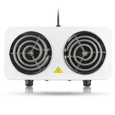 Електроплита настільна RAF R.8020B 2 конфорки спіраль 2000W White (3_02421) Електроплита настільна RAF R.8020B 2 конфорки спіраль 2000W White (3_02421)