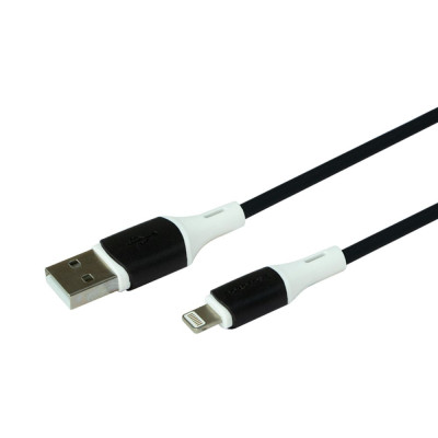 Кабель передачи данных Borofone BX79 Silicone USB to Lightning 1 m 2.4A Черный