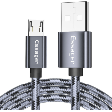 Зарядный кабель Tiger ESSAGER micro USB 2.4A 2метра