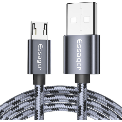 Зарядный кабель Tiger ESSAGER micro USB 2.4A 2метра