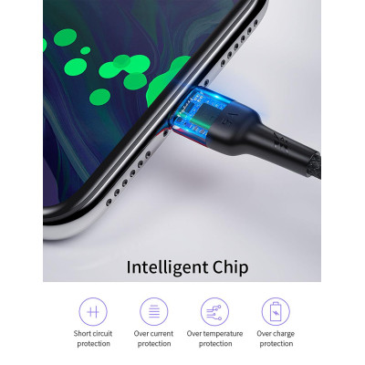 Зарядный кабель Super Quick Charge ESSAGER 5A Type-C 1метр Зарядный кабель Super Quick Charge ESSAGER 5A Type-C 1метр