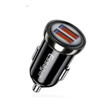 Автомобильный адаптер Turbo Essager для зарядки на USB та Type-C 12W