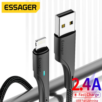 Зарядный кабель Rousseau черный ESSAGER Fact charge Lightning 1метр 3A Зарядный кабель Rousseau черный ESSAGER Fact charge Lightning 1метр 3A
