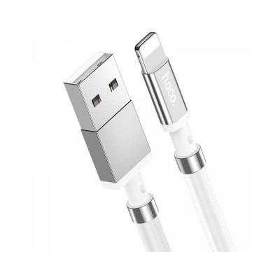 Кабель Hoco U91 Magic magnetic charging cable for Lightning 1 м White (U912)