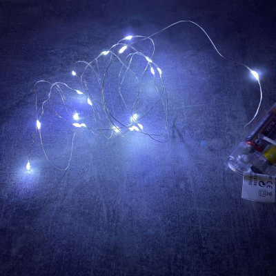 Гирлянда светодиодная A-PLUS НА БАТАРЕЙКАХ 2 м 20 диодов LED белый цвет Гирлянда светодиодная A-PLUS НА БАТАРЕЙКАХ 2 м 20 диодов LED белый цвет