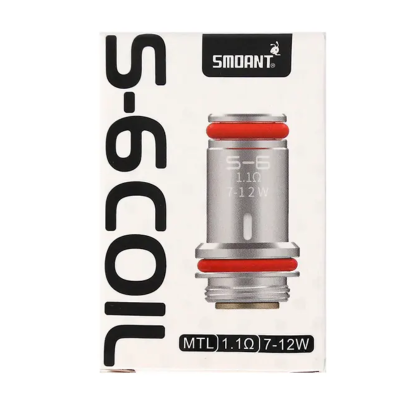Сменный испаритель для вейпа Smoant Santi Coil S-6 - 1.1 Ом (10203-hbr) Сменный испаритель для вейпа Smoant Santi Coil S-6 - 1.1 Ом (10203-hbr)
