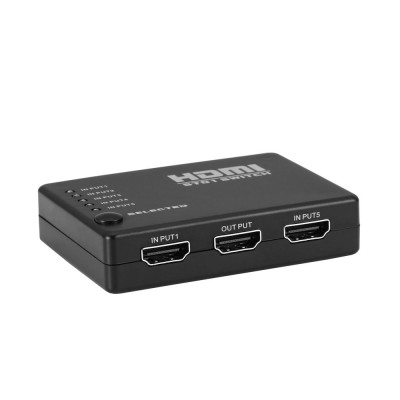 HDMI-переключатель (switch) RIAS HS55 5xHDMI с пультом ДУ Black (3_01834)