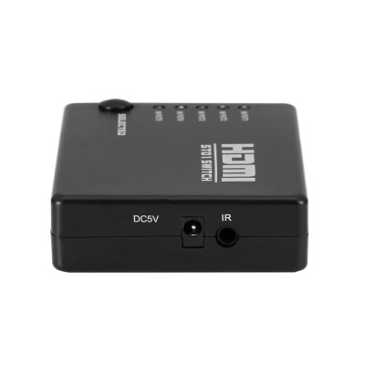 HDMI-переключатель (switch) RIAS HS55 5xHDMI с пультом ДУ Black (3_01834)