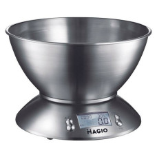 Кухонные весы с чашей до 5 кг MAGIO MG-695 с таймером и термометром