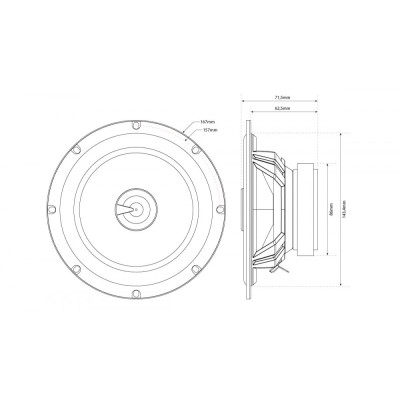 Коаксіальна акустика MTX TX265C Коаксіальна акустика MTX TX265C